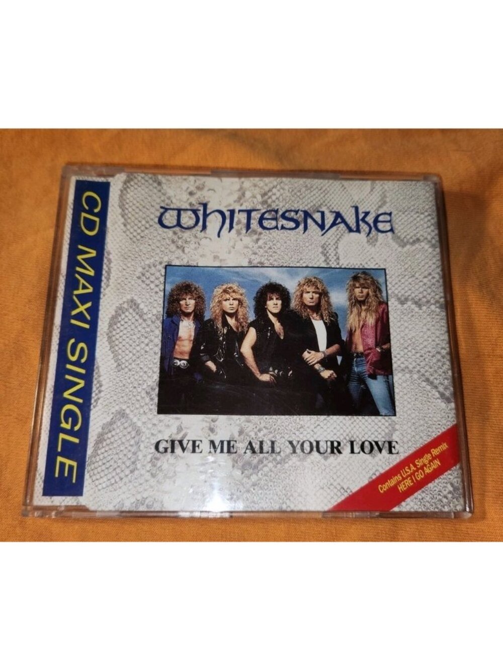 WHITESNAKE cd GIVE ME ALL YOUR LOVE 1987 UK EMI CDEM 23 Maxi Single Remix